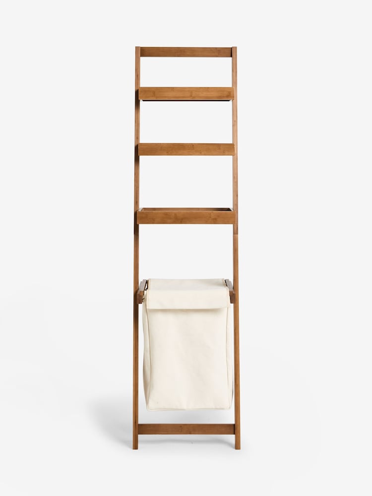 Natural Storage Ladder Laundry Basket - Image 4 of 6