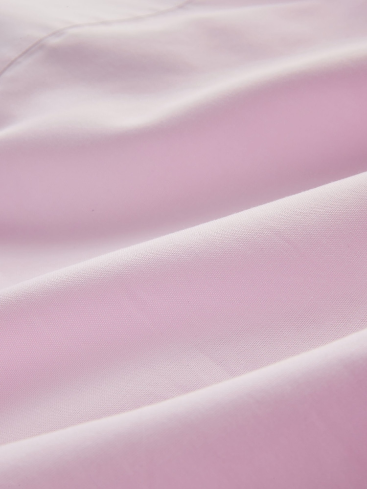 Light Pink Slim Fit Short Sleeve Easy Iron Button Down Oxford Shirt - Image 7 of 7
