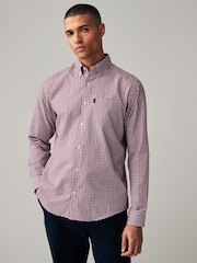 Rood geruit - Regular Fit Easy Iron Button Down Oxford Shirt - Image 1 of 1