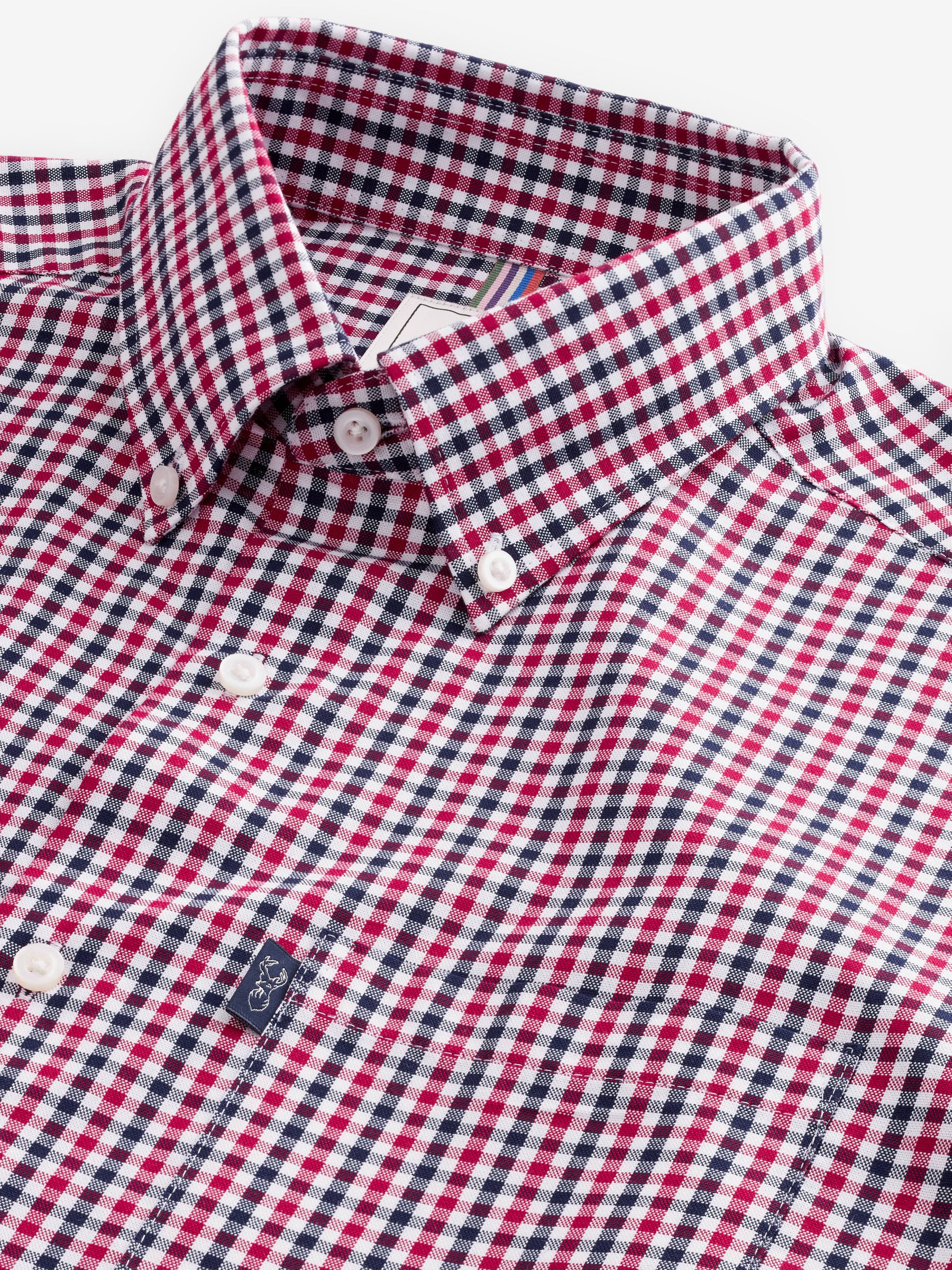Red gingham shirt online