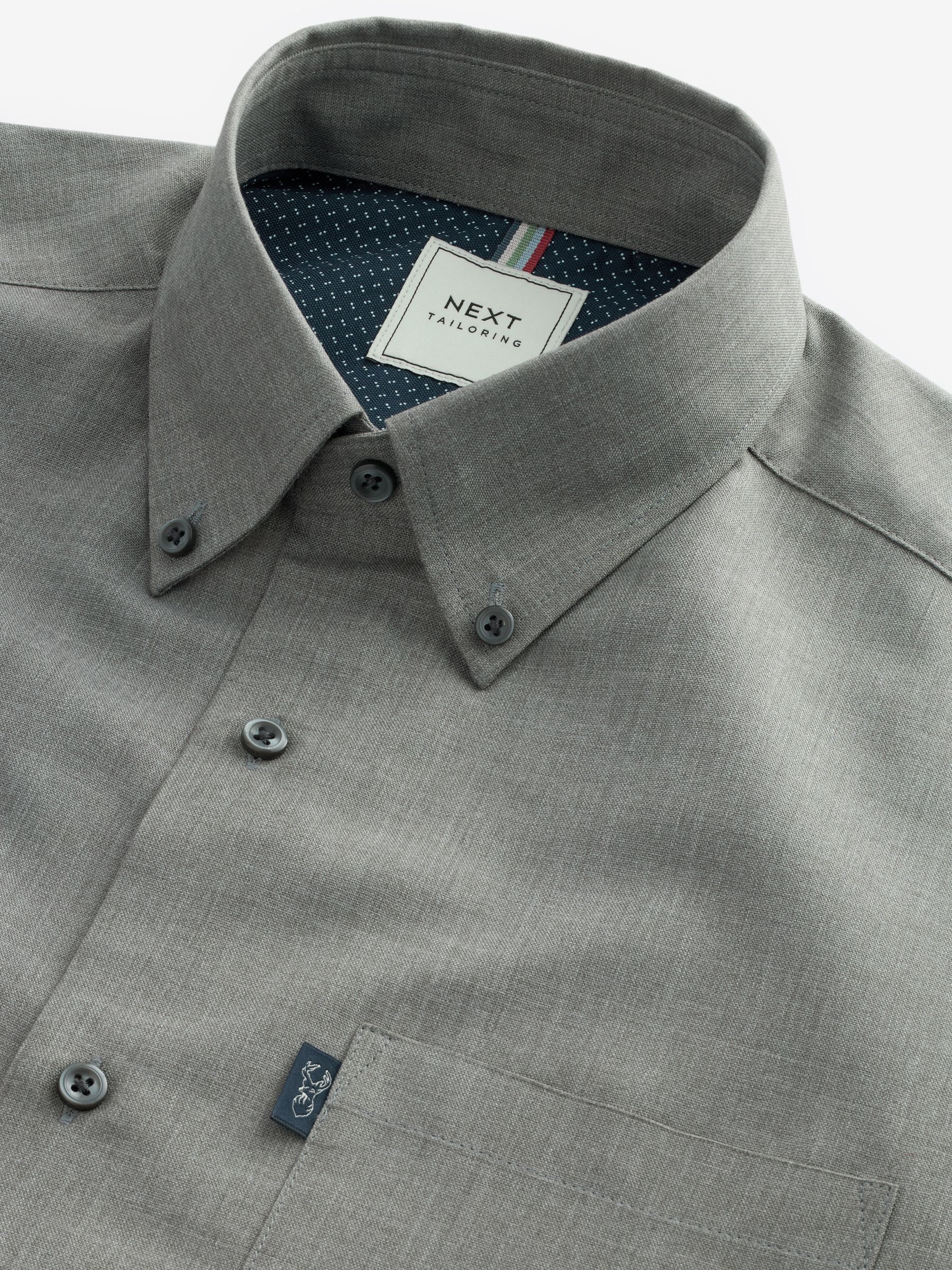 Next：日本 グレー マール - レギュラーフィット - ボタンダウン