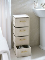 Natural Madison Velvet Storage Drawers - Image 2 of 4