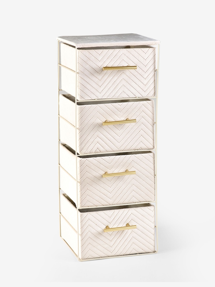 Natural Madison Velvet Storage Drawers - Image 4 of 4