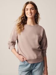 Mauve Purple License Guinness Graphic Crew Neck Slogan Sweatshirt - Image 2 of 6