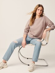 Mauve Purple License Guinness Graphic Crew Neck Slogan Sweatshirt - Image 3 of 6