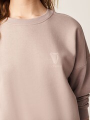 Mauve Purple License Guinness Graphic Crew Neck Slogan Sweatshirt - Image 4 of 6