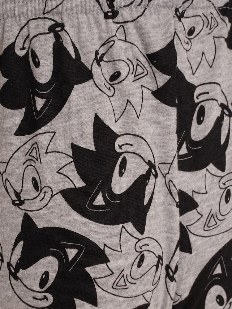 Brand Threads Blue Sonic The Hedgehog Boys Pyjama Set - Image 5 of 5