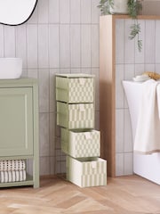Green Sage Geo Print Storage Drawers - Image 2 of 7