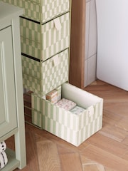 Green Sage Geo Print Storage Drawers - Image 3 of 7