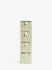 Green Sage Geo Print Storage Drawers - Image 5 of 7