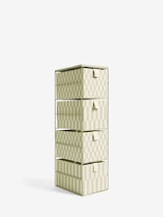 Green Sage Geo Print Storage Drawers - Image 6 of 7