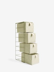 Green Sage Geo Print Storage Drawers - Image 7 of 7