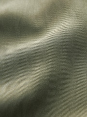 Khaki Green Utility Midi Skirt With Centre Slit - Image 7 of 7