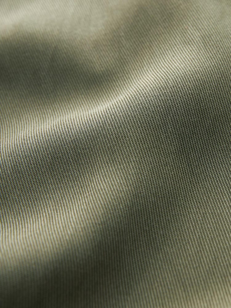 Khaki Green Utility Midi Skirt With Centre Slit - Image 7 of 7