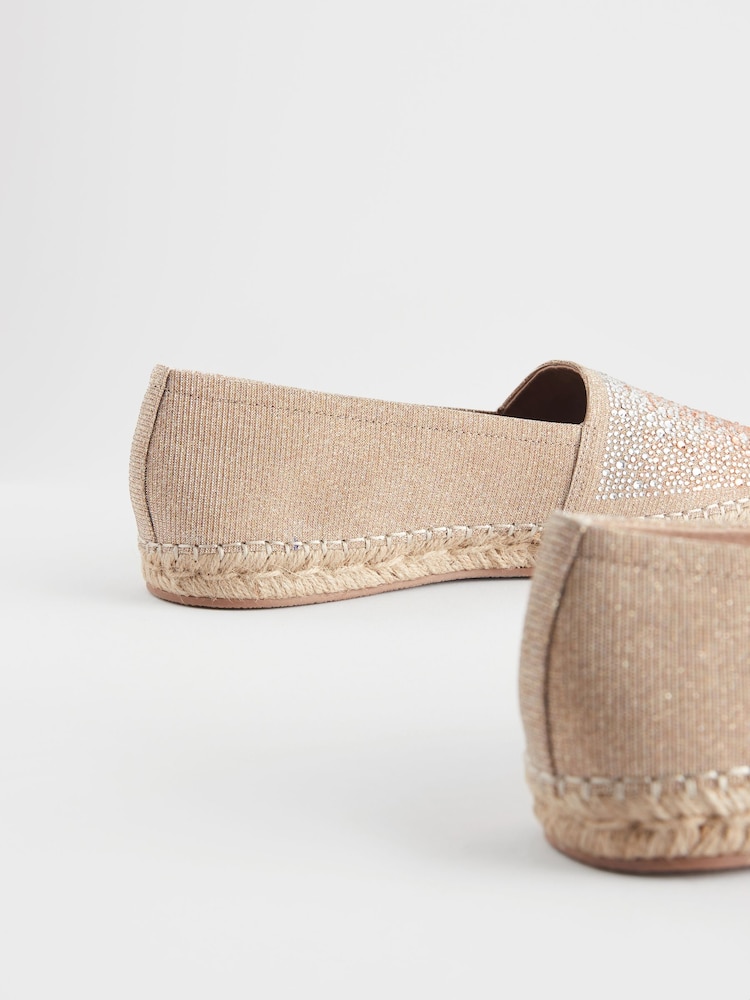 Rose Gold Forever Comfort® Flat Espadrilles Shoes - Image 5 of 7