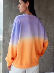 Multi New York City Rainbow City Graphic Slogan 100% Cotton Sweatshirt - Image 3 of 7