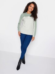 Grau Creme - M&Co Conversational Jumper - Bild 2 von 4