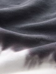Navy Tie Dye Relaxed Fit Slouch Sweat Top - Image 6 of 6
