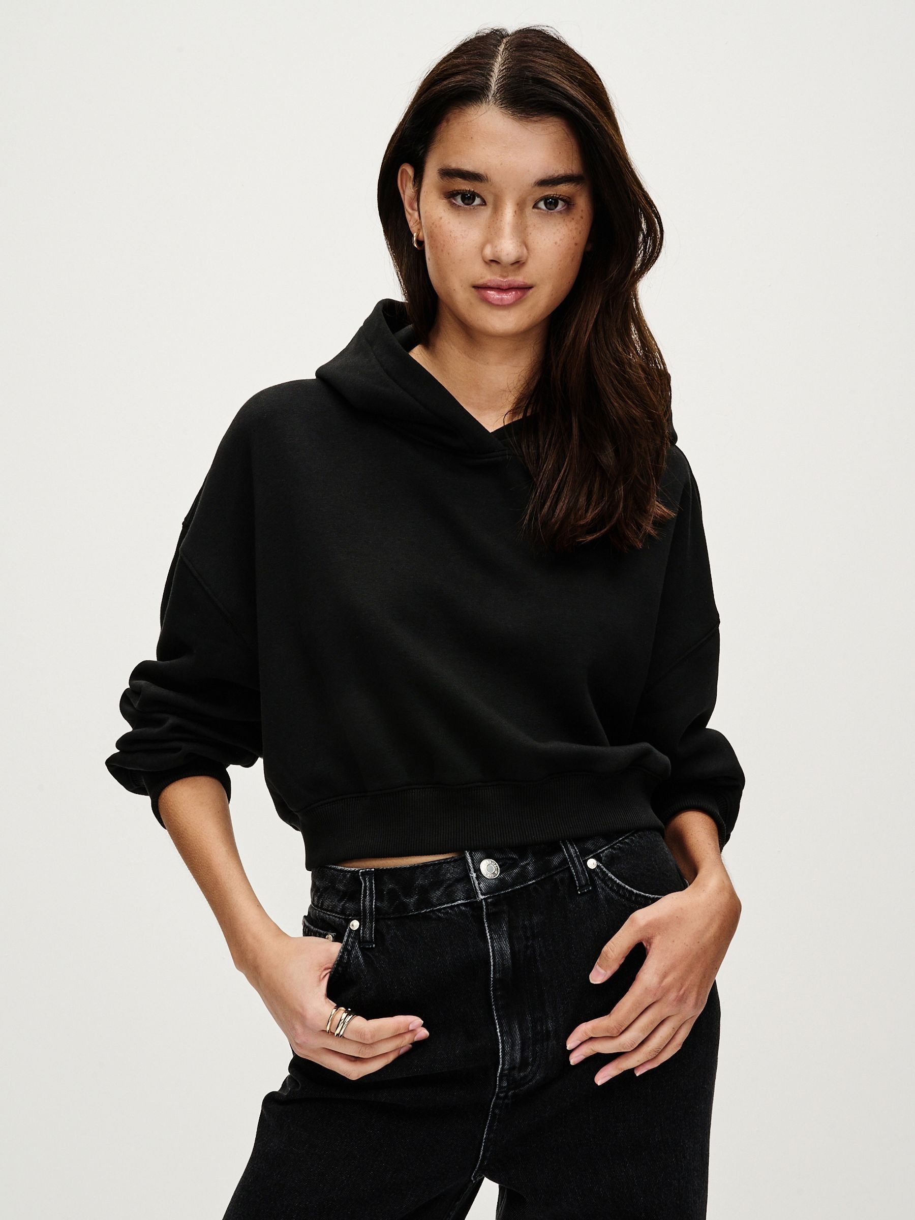 Next black hoodie discount