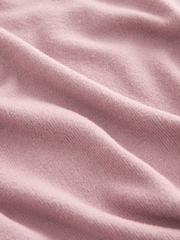 Blush Pink Cosy Short Sleeve Crew Neck Jumper - Image 5 of 5