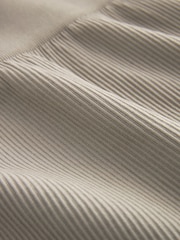 Grey High Waist Ribbed Cycling Shorts - Image 6 of 6