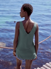 Blue Mineral Slouch Vest - Image 2 of 6