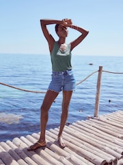Blue Mineral Slouch Vest - Image 3 of 6