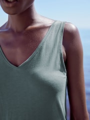 Blue Mineral Slouch Vest - Image 4 of 6