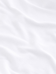 Red/White Slim Fit Ribbed Short Sleeve Crew Neck T-Shirt - Image 5 of 5