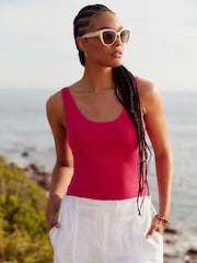 Pink Thick Strap Vest - Image 1 of 5