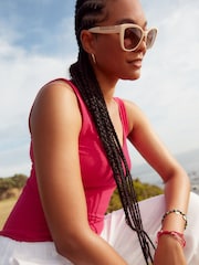 Pink Thick Strap Vest - Image 2 of 5