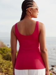 Pink Thick Strap Vest - Image 3 of 5