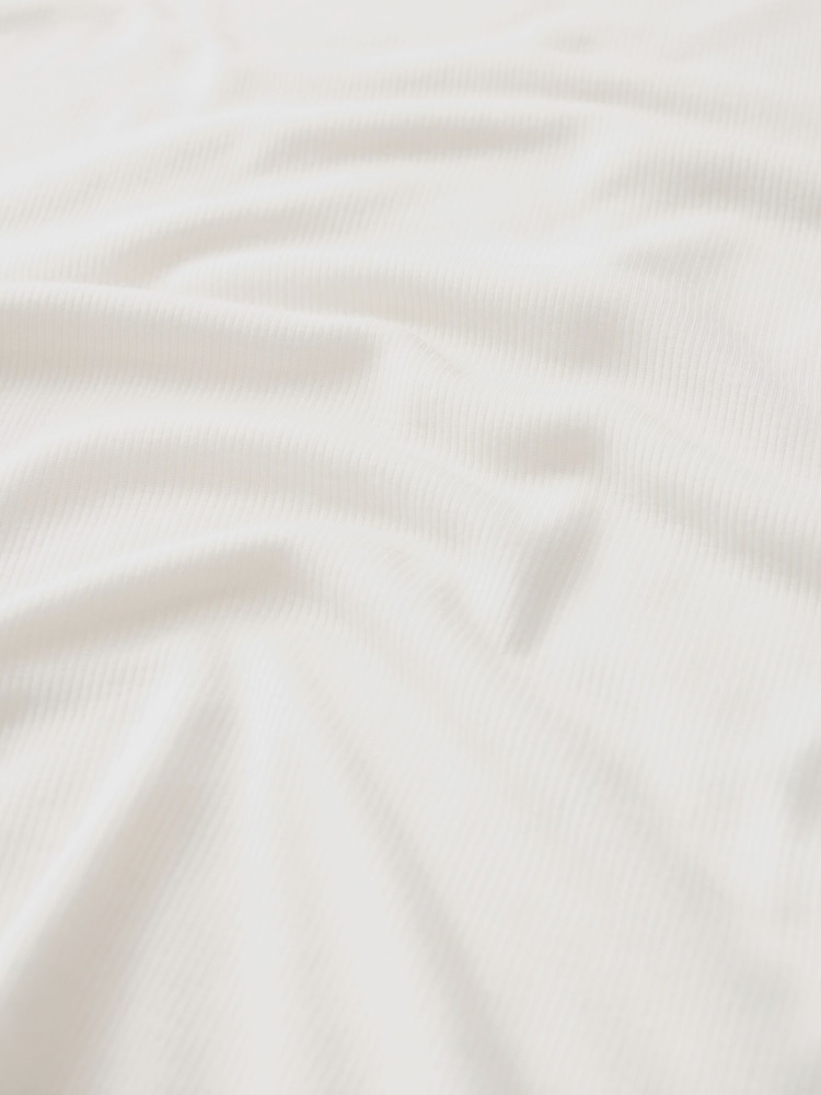 Crudo - Camiseta de manga corta de canalé con diseño suave al tacto con TENCEL™ Lyocell - Imagen 7 de 7