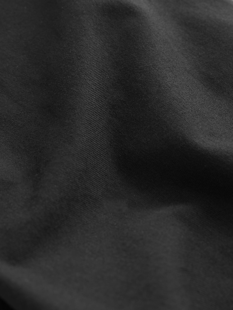Negro - Top Boobtube bandeau rico en algodón de longitud más corta - Imagen 6 de 6 Negro - Top Boobtube bandeau rico en algodón de longitud más corta - Imagen 6 de 6