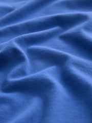 Cobalt Blue Essential Pure Cotton Short Sleeve Crew Neck T-Shirt - Image 6 of 6