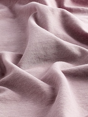 Pink The Everyday Crew Neck Cotton Rich Short Sleeve T-Shirt - Image 6 of 6