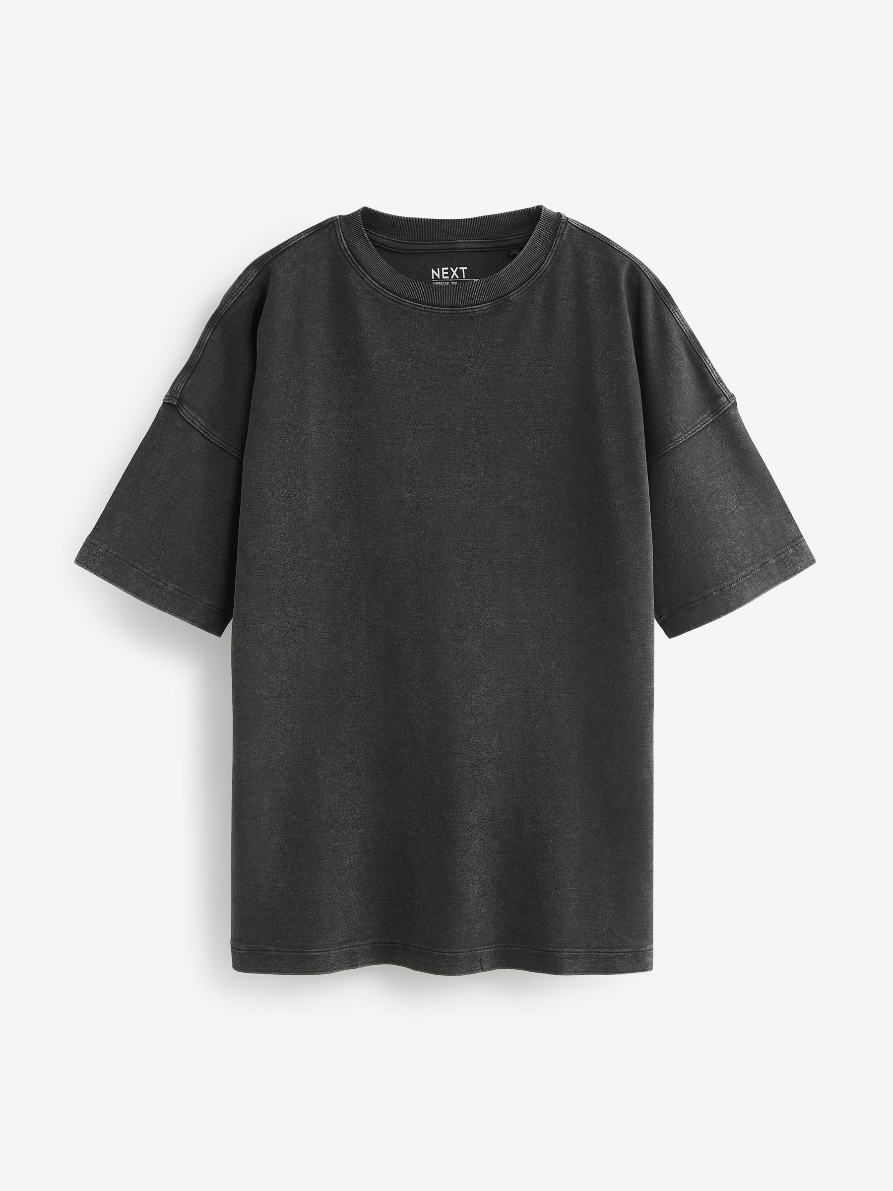 Buy Charcoal Grey 100% Cotton Relaxed Fit Heavyweight