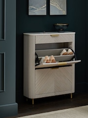 Light Grey Valencia Shoe Storage Cabinet - Image 1 of 11