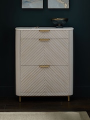 Light Grey Valencia Shoe Storage Cabinet - Image 3 of 11