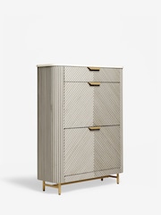 Light Grey Valencia Shoe Storage Cabinet - Image 7 of 11