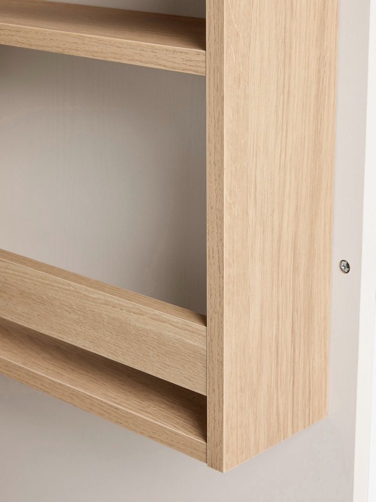 Cream Malvern Oak Effect Kitchen Larder Cupboard - Image 12 of 12