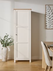 Cream Malvern Oak Effect Kitchen Larder Cupboard - Image 2 of 12