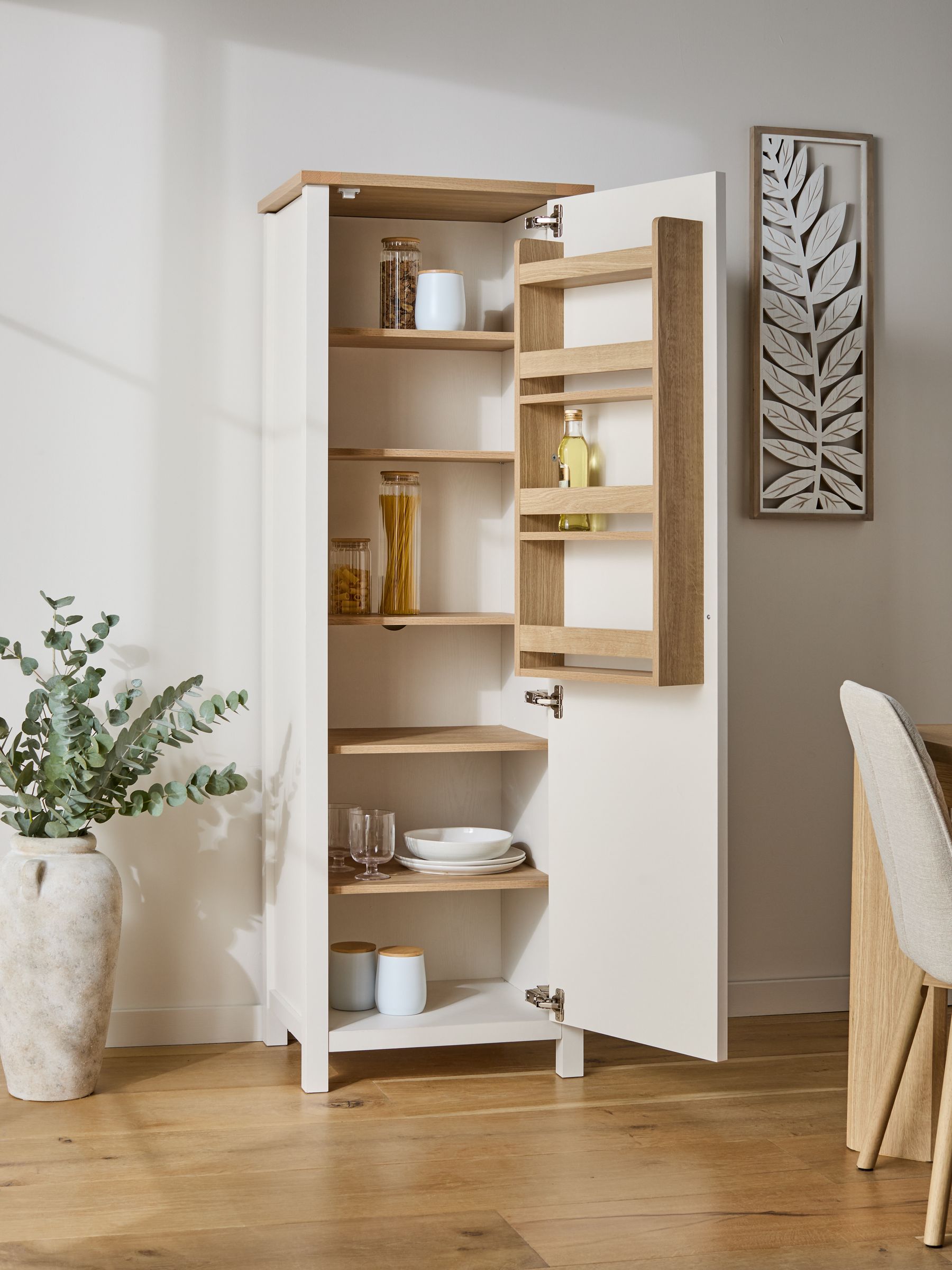 Oak larder unit sale