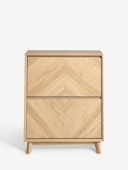 Light Natural Hayford Shoe Storage Cabinet - Image 9 of 10