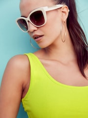 Green Lime Thick Strap Vest - Image 4 of 6