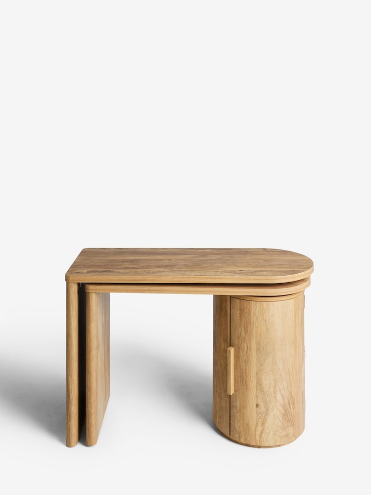 Light Natural Arches Swivel Desk - Image 12 of 12