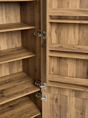 Dark Natural Bronx Kitchen Larder Cupboard - Image 11 of 11
