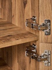 Dark Natural Bronx Kitchen Larder Cupboard - Image 5 of 11