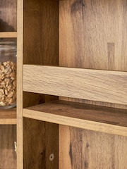 Dark Natural Bronx Kitchen Larder Cupboard - Image 7 of 11
