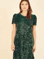 Mela Green Sequin Dresses - Image 1 of 5